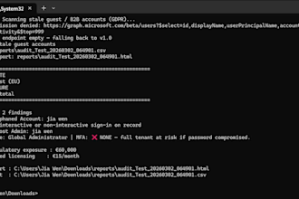 perform AWS security audit scanning