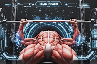create 3d workout animation videos about fitness anatomy and body building