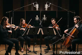 record live string tracks for your song