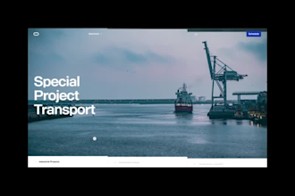 logistic website freight company website shipping services website courier