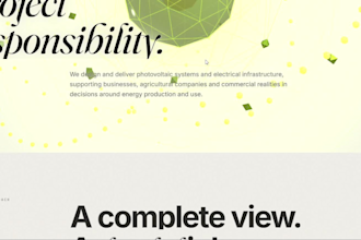 create an interactive 3d website using three js and webgl