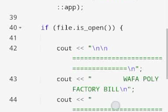 write cpp programs and fix errors