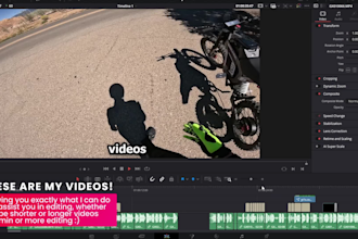 edit gaming, vlog videos for youtube