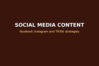 create a social media content calendar for your business