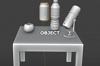 create basic 3d models in blender