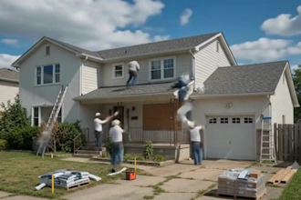 create a home renovation transformation timelapse video