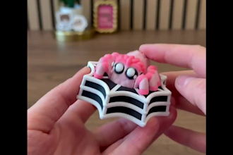 design 3d fidget clicker flexi animal toy stl articulated model for 3d printing