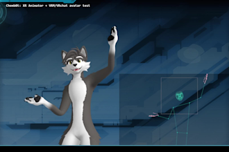 create a custom vrm 3d vtuber model, facial tracking vrchat, vseeface streaming