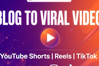 convert blog post into viral short video with SEO