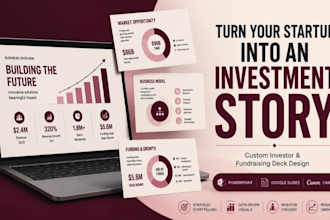 create investor pitch deck startup pitch deck and fundraising presentation