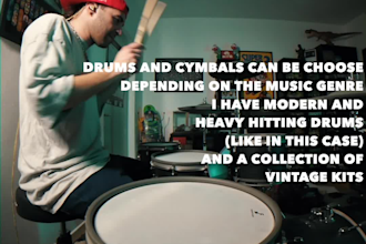 arrange and record drums for one song