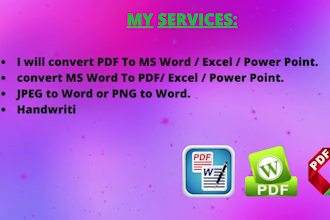 convert PDF to word word to PDF and jpg to text service