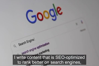write SEO friendly content for your website