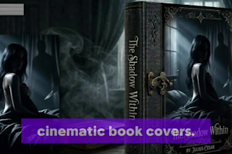 design epic dark fantasy and horror book covers