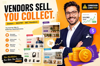 build a dokan wcfm multivendor marketplace where vendors sell, you earn