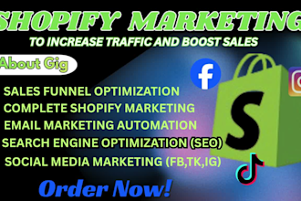 boost shopify sales with sociial media marketing ecommerce marketing promotion
