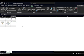 create automated excel dashboards and trackers
