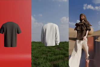 provide custom 3d clothing animation for your apparel brand