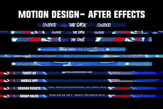 create stadium led ads, ribbon board and sports venue screen animations