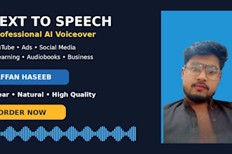 professional text to speech service with natural ai voice