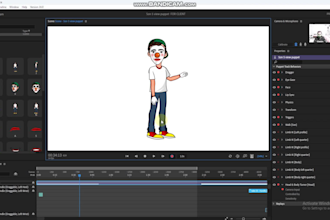 make adobe character animator puppets for 2d cartoon animation