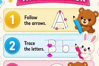 design printable preschool and kindergarten workbook