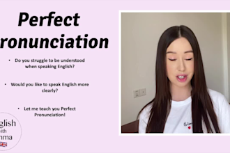 teach perfect english pronunciation