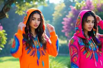 custom trendy print or mockup designs by ai