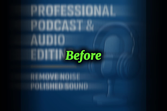 do professional podcast audio editing, pro sound for spotify