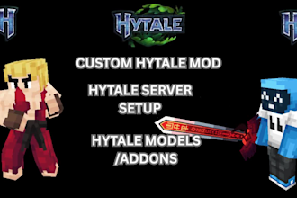 create custom hytale mods plugins models and server features