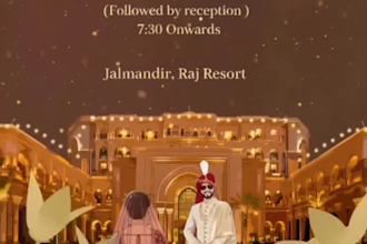 design a creative eye catching royal wedding stationery