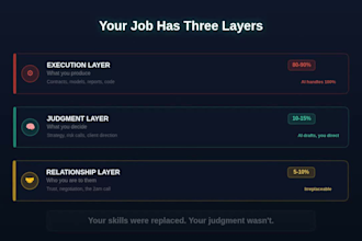 audit your job for ai displacement risk and give you an action plan