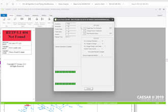 perform piping stress analysis using caesar ii