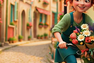 cinematic intro trailer, teaser, promo video 3d ai pixar animation storytelling
