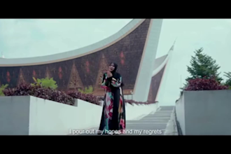 sing music ramadan songs, emotional pop minang,  soulful female vocals