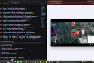 code custom HTML5 audio and video player using javascript