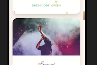 create a beautiful digital wedding and event website invitation