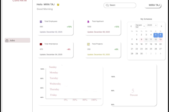 create UI dashboard smooth animation and landing page