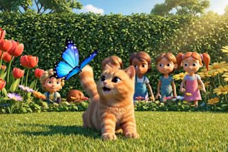 create nursery rhymes and songs, animated stories, 3d cartoon for kids