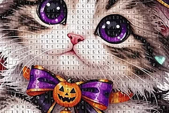 design custom halloween diamond painting pattern pdf