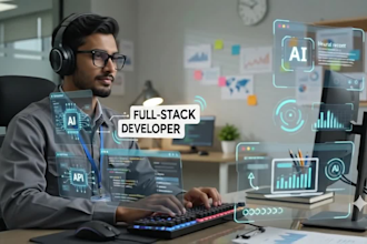 ai website development ,chatbot, ai software as full stack web develop