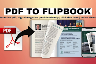 convert pdf to flipbook, interactive book digital magazine acrobat fillable form