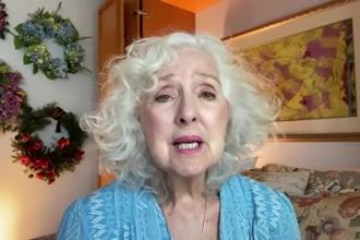 be authentic senior lady female video spokesperson english video actor