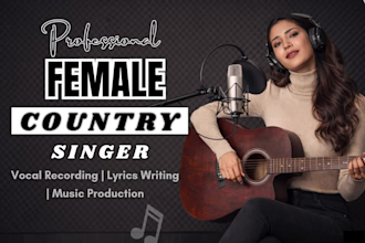 be female country singer, country rock, country pop with female vocal