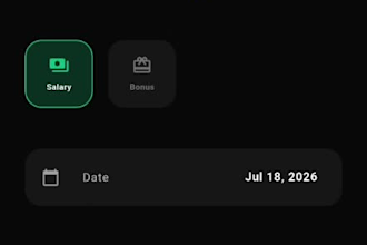 develop a flutter expense tracker and personal finance app