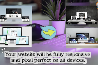 convert PSD, PDF to responsive HTML using bootstrap