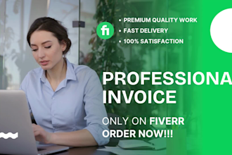 design a professional invoice, quotation and receipt template