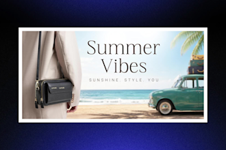design professional website banner ads for ecommerce and social media