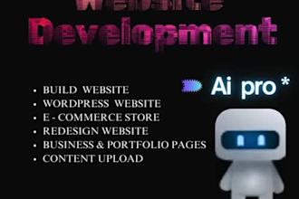create modern, professional wordpress website and redesign