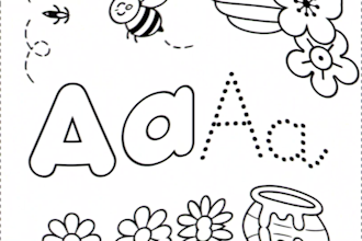 design custom kids tracing and educational worksheets